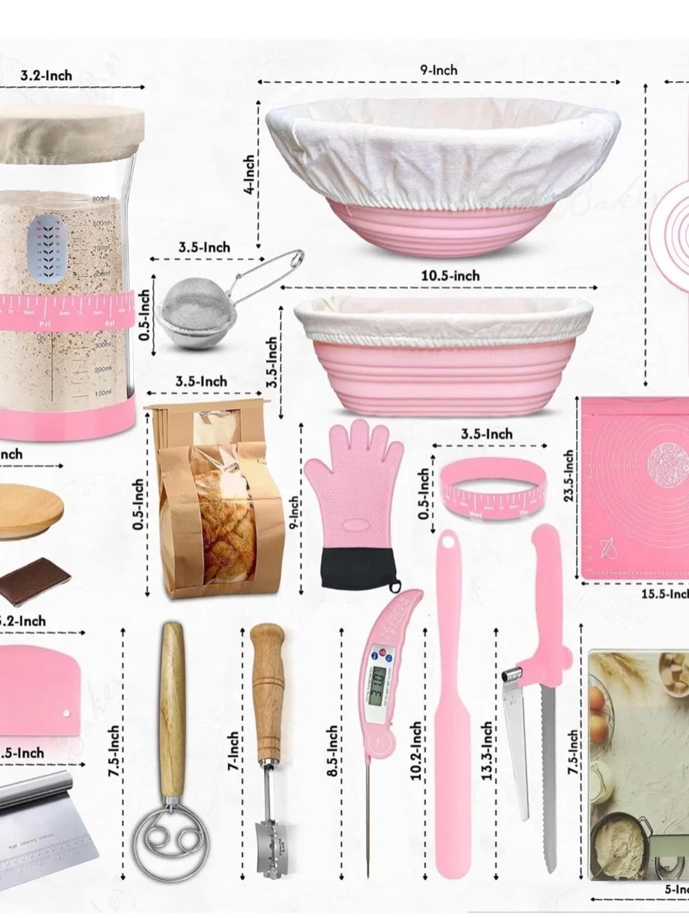 Pink Sourdough Bread Making Kit